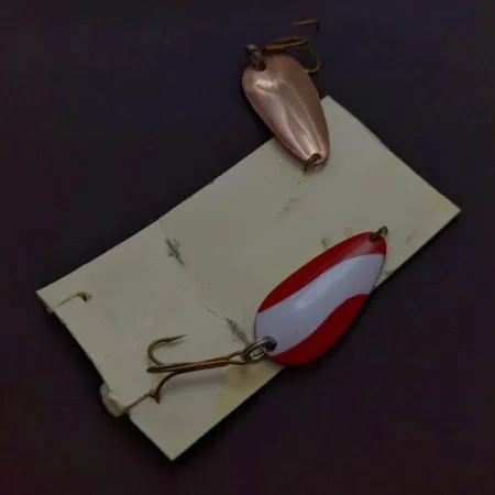 Glen Evans Spoon Wahadłówka, czerwony/biały/miedź, 6g, zestaw, #24601