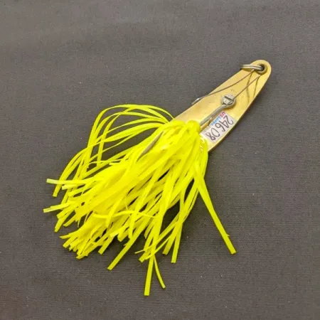 Strike King Timber King Wahadłówka, Złoty, 14 g, Żółty chwost, #24608