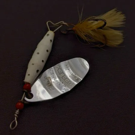 Abu Garcia Spinnaren Reflex Obrotówka, Biały, 7 g, Pióra, #24644