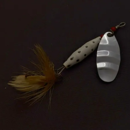 Abu Garcia Spinnaren Reflex Obrotówka, Biały, 7 g, Pióra, #24644
