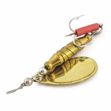 Błystka Glen Evans Spinner, złota, 7 g, kotwiczka z wężykiem, #24690