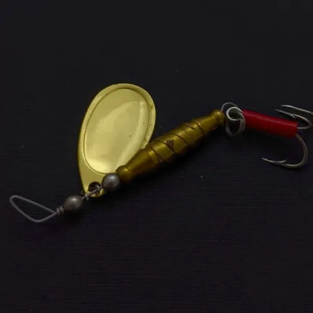 Błystka Glen Evans Spinner, złota, 7 g, kotwiczka z wężykiem, #24690