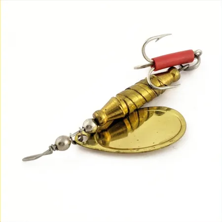Błystka Glen Evans Spinner, złota, 7 g, kotwiczka z wężykiem, #24690
