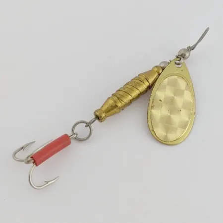 Błystka Glen Evans Spinner, złota, 7 g, kotwiczka z wężykiem, #24690