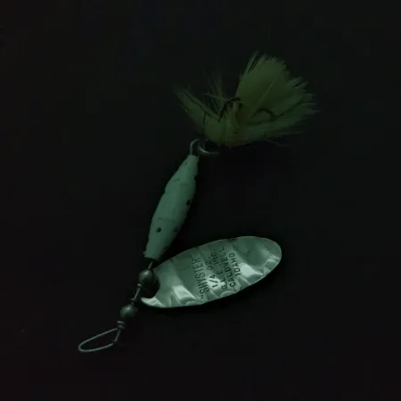 Glen Evans Shyster obrotówka, biały/nikiel, 7g, antyzaczep, #24726