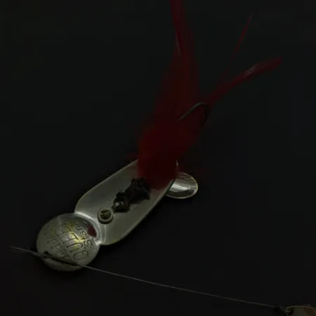 Heddon Queen Stanley Spinnerbait, Nikiel, 14g, Czerwone Pióra, #24741