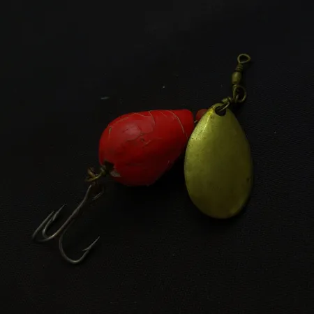 Błystka Luhr Jensen Cherry Bobber, mosiądz/czerwony, 2.2g, #24742