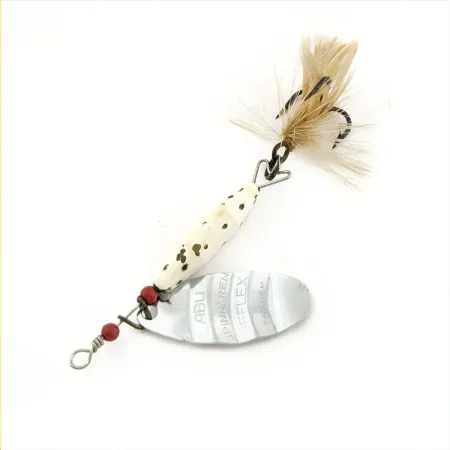 Abu Garcia Spinnaren Reflex błystka, Nikiel/Biały, 7 g, #24755