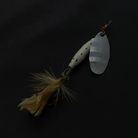 Abu Garcia Spinnaren Reflex błystka, Nikiel/Biały, 7 g, #24755