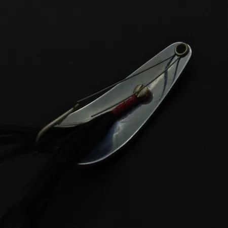 Wahadłówka Weezel Rex Spoon, nikiel, 12 g, chwost z piór, #24761