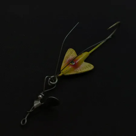 Arbogast Hawaiian Wiggler Przynęta, Żółty, 7 g, Antyzaczep, #24793