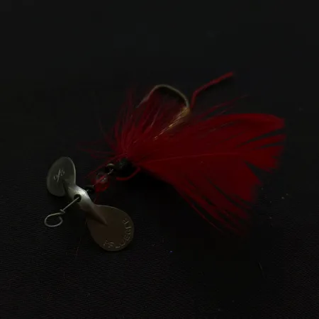 Pflueger Pilot Fly Spinner Błystka, Nikiel/Czerwony, 1.2g, #24804