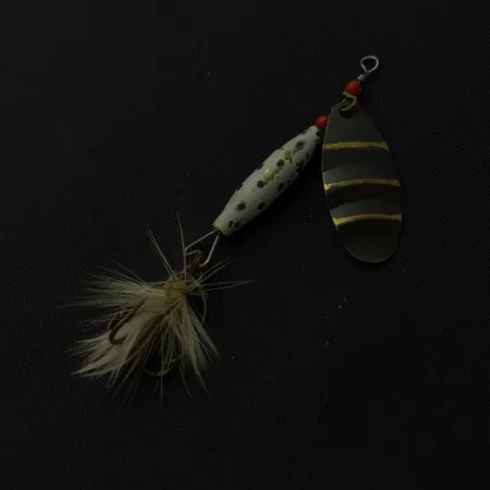 Abu Garcia Spinnaren Reflex, Złoty/Biały, 7g, Chwost, #24811