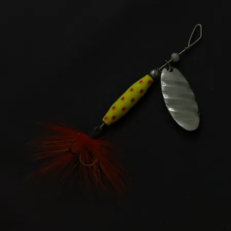 Błystka Luhr Jensen Shyster, żółty/nikiel, 7 g, #24814