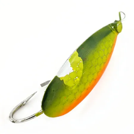 Johnson Silver Minnow Weedless, Wahadłówka, Green/Orange, 9 g, USA, #25191