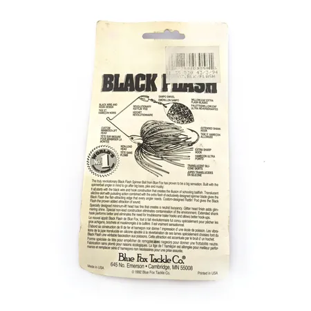 Blue Fox Black Flash Spinnerbait, Chartreuse, 14g, Grzechotka, #25197