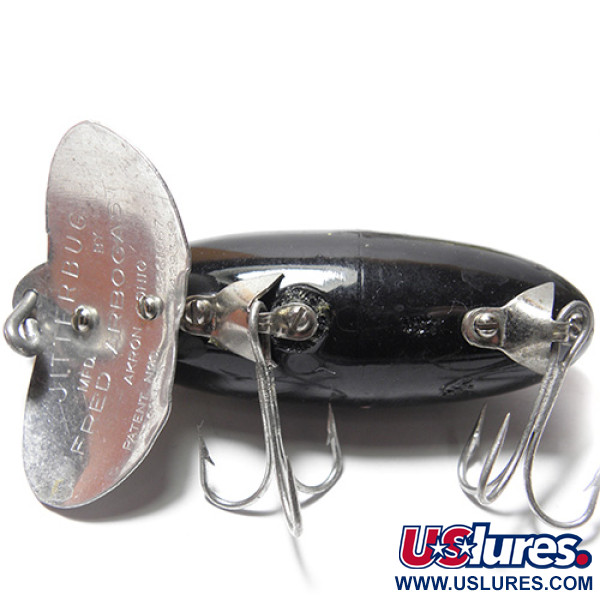  Fred Arbogast Jitterbug, czarny, 10 g wobler #0075