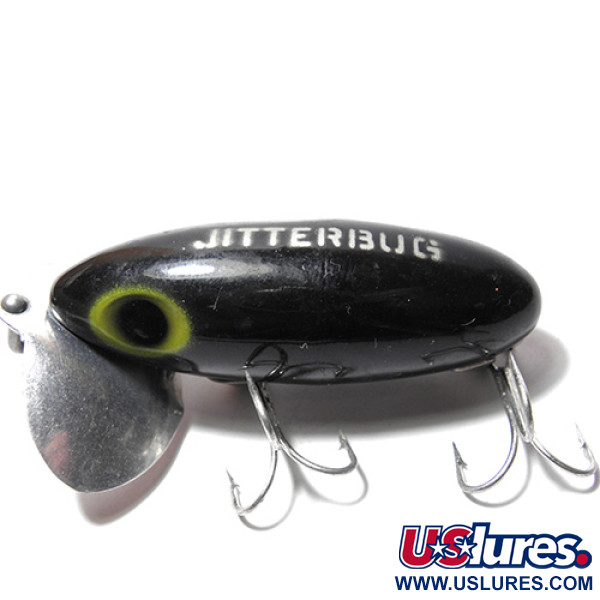  Fred Arbogast Jitterbug, czarny, 10 g wobler #0075