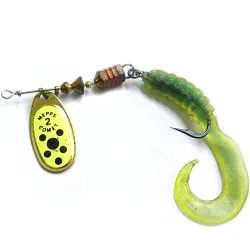 Mepps USA Black Fury Combo Killer 2 z gumową rybką