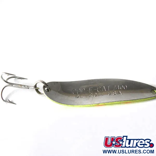 Eppinger Dardevle Cop-E-Cat, neonowa zieleń/czerwony, 14 g błystka wahadłowa #0165