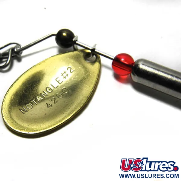 Eppinger Dardevle Notangle 2, żółty/czerwony/mosiądz/nikiel, 6 g błystka obrotowa #0197