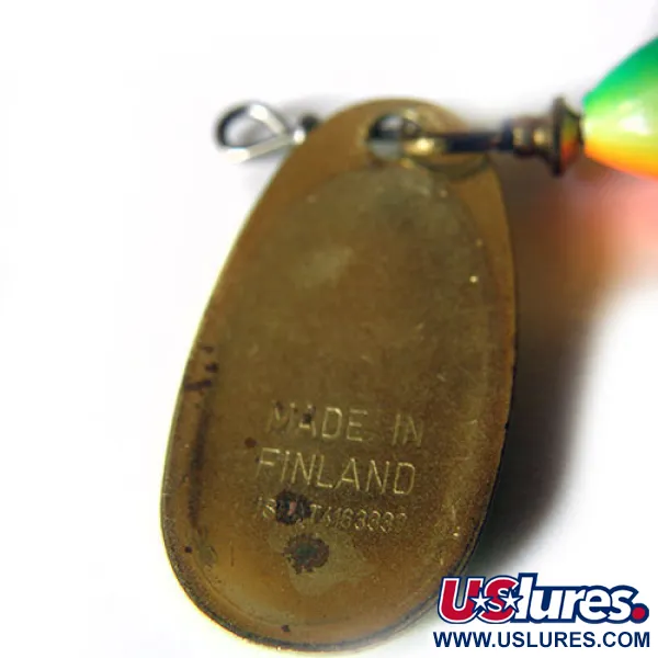  Blue Fox Super Vibrax 2 Minnow, zielony/żółty/pomarańczowy, 8 g błystka obrotowa #0227