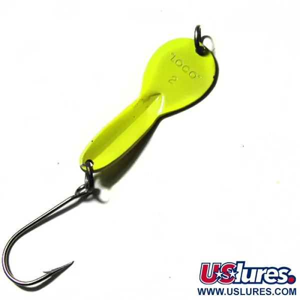 Luhr Jensen Loco 2, żółty/czerwony, 9 g błystka wahadłowa #0246