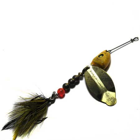 Mepps Lusox 2​, żółty, 17 g błystka obrotowa #0249