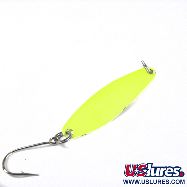 Luhr Jensen Needle fish 2, żółty/czerwony, 3 g błystka wahadłowa #0372