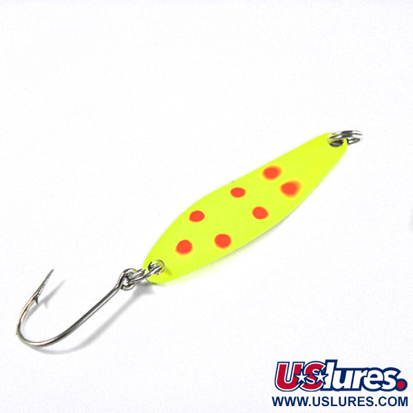 Luhr Jensen Needle fish 2, żółty/czerwony, 3 g błystka wahadłowa #0372