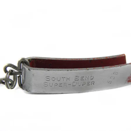 South Bend Super-Duper 506, nikiel/czerwony, 7 g błystka wahadłowa #0491