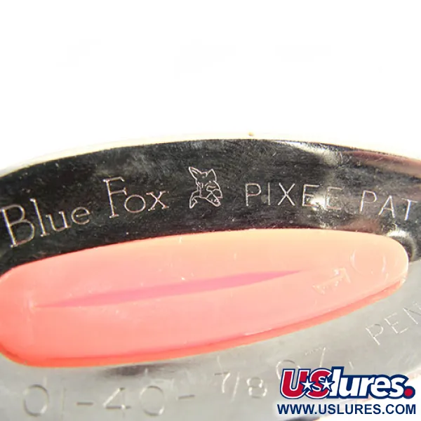 Blue Fox Pixee, nikiel/pomarańczowy, 24 g błystka wahadłowa #0505