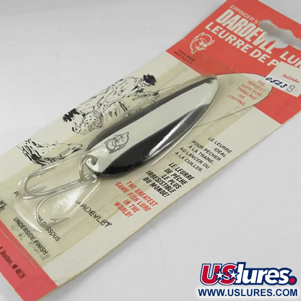 Eppinger Dardevle Dardevlet, czarny biały, 21 g błystka wahadłowa #0523