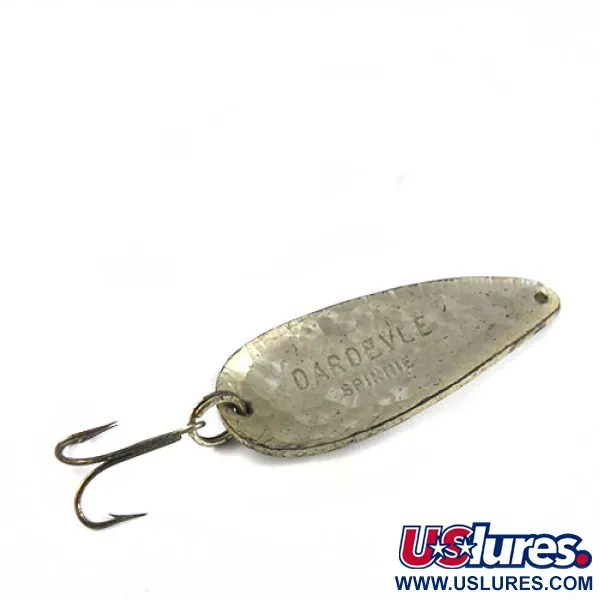 Eppinger Dardevle Spinnie, Crystal (srebrna łuska lub potłuczone szkło), rzadki kolor, 9 g błystka wahadłowa #0567