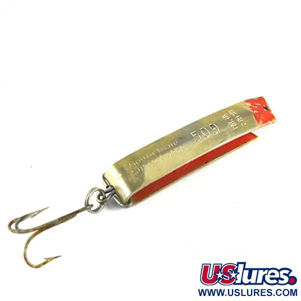 South Bend Super-Duper 509, złoty/czerwony, 11 g błystka wahadłowa #0599