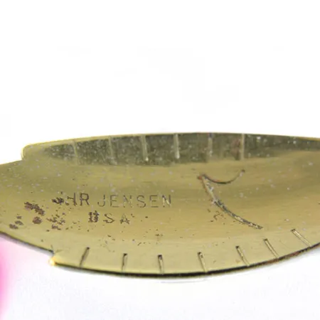 Luhr Jensen, biały/czerwony/zielony, 4,3 g błystka wahadłowa #0622