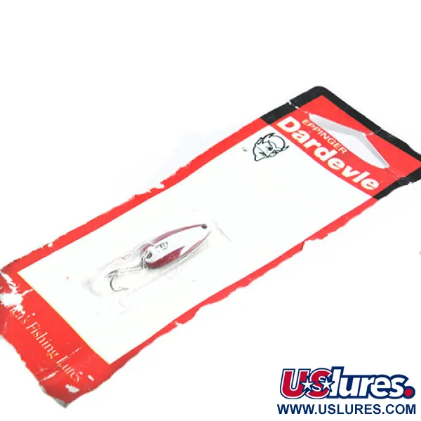 Eppinger Dardevle Skeeter, czerwony/biały, 2 g błystka wahadłowa #0631