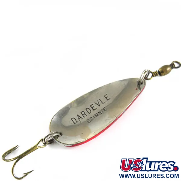 Eppinger Dardevle Spinnie, czerwony/biały, 6 g błystka wahadłowa #0644