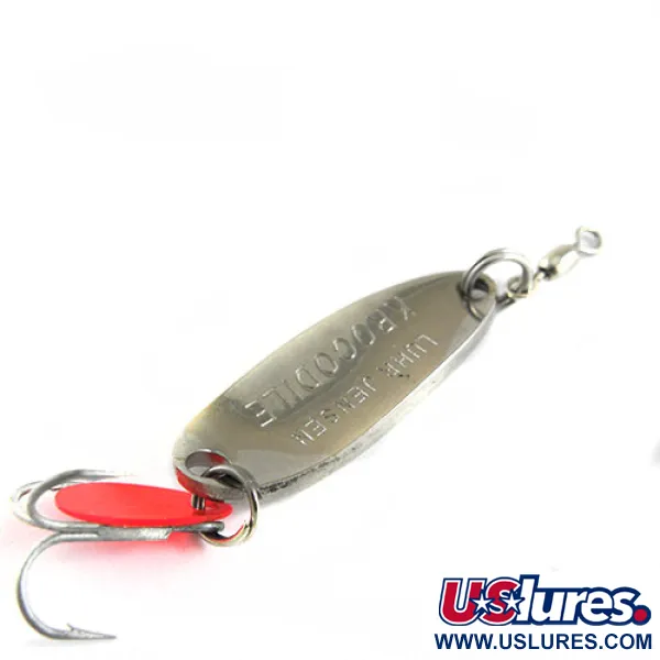 Luhr Jensen Krocodile, hologram nikiel/łuskowy, 6,5 g błystka wahadłowa #0649