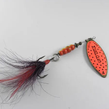 Mepps Aglia Long 4 Dressed, złoty/pomarańczowy, 17 g błystka obrotowa #0667