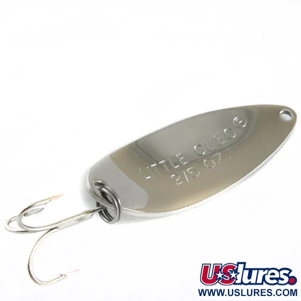 Acme Little Cleo, nikiel/zielony, 11 g błystka wahadłowa #0672