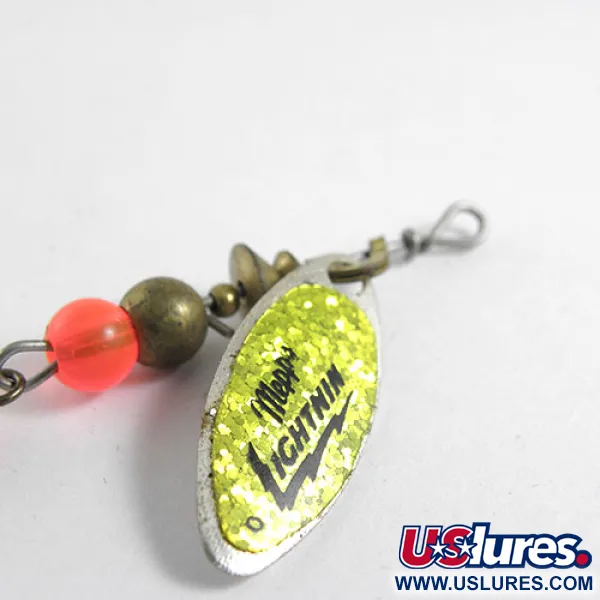  Mepps Aglia Long 0​ Lightnin, srebrny/hologram, 2,6 g błystka obrotowa #0693