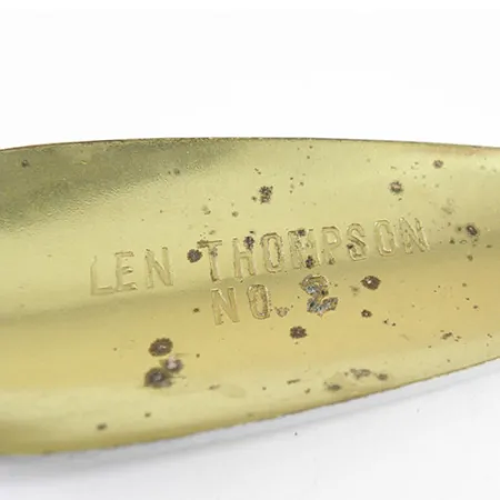 Len Thompson #2, czerwony/biały, 28 g błystka wahadłowa #0739