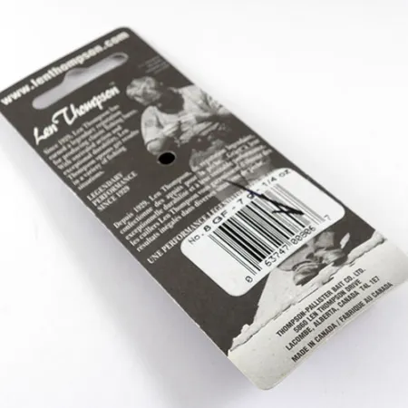 Len Thompson #8, Zielona Żaba (zielona), 7 g błystka wahadłowa #0741