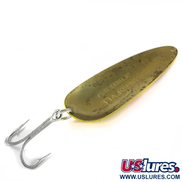 Eppinger Dardevle, żółto/czerwony Five of Diamonds, 28 g błystka wahadłowa #0758