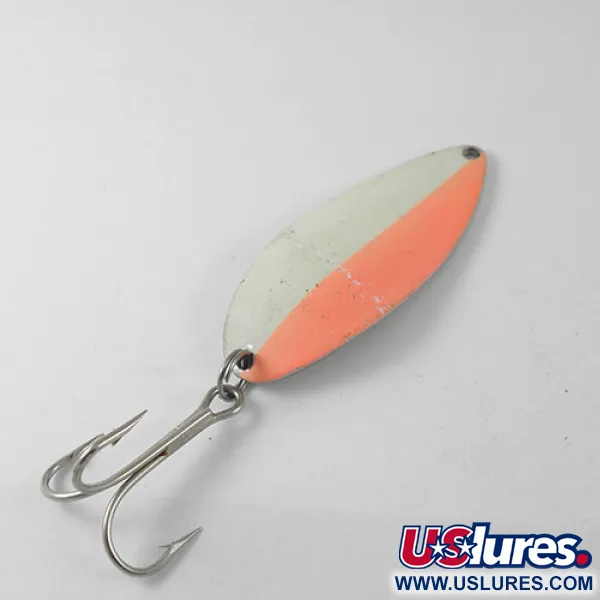 Seneca Little Cleo (Hula Girl, świeci w ciemności), Błyszczący pomarańczowo/biały, 21 g błystka wahadłowa #0779