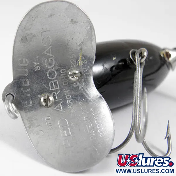 Fred Arbogast Jitterbug, nikiel/czarny, 14 g wobler #0807