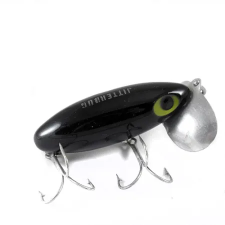 Fred Arbogast Jitterbug, nikiel/czarny, 14 g wobler #0807
