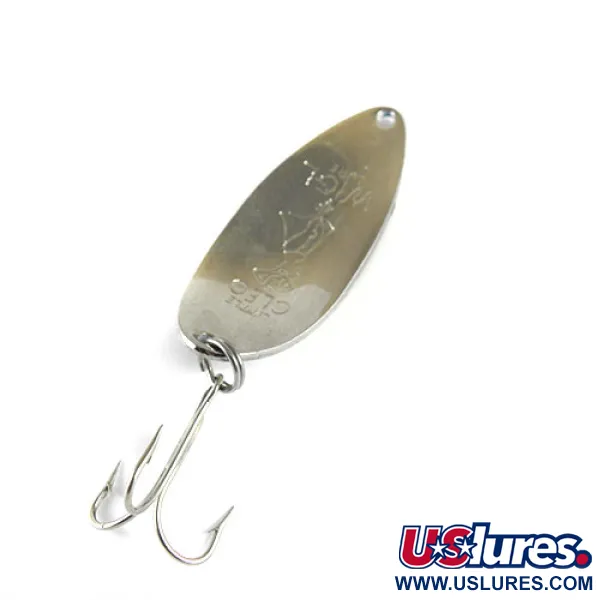 Seneca Little Cleo (Hula Girl, świeci w ciemności), Błyszczący biało/niebieski, 14 g błystka wahadłowa #0825