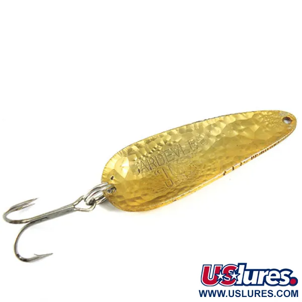 Eppinger Dardevle Imp, Crystal (złote łuski lub potłuczone szkło), rzadki kolor, 11 g błystka wahadłowa #0841